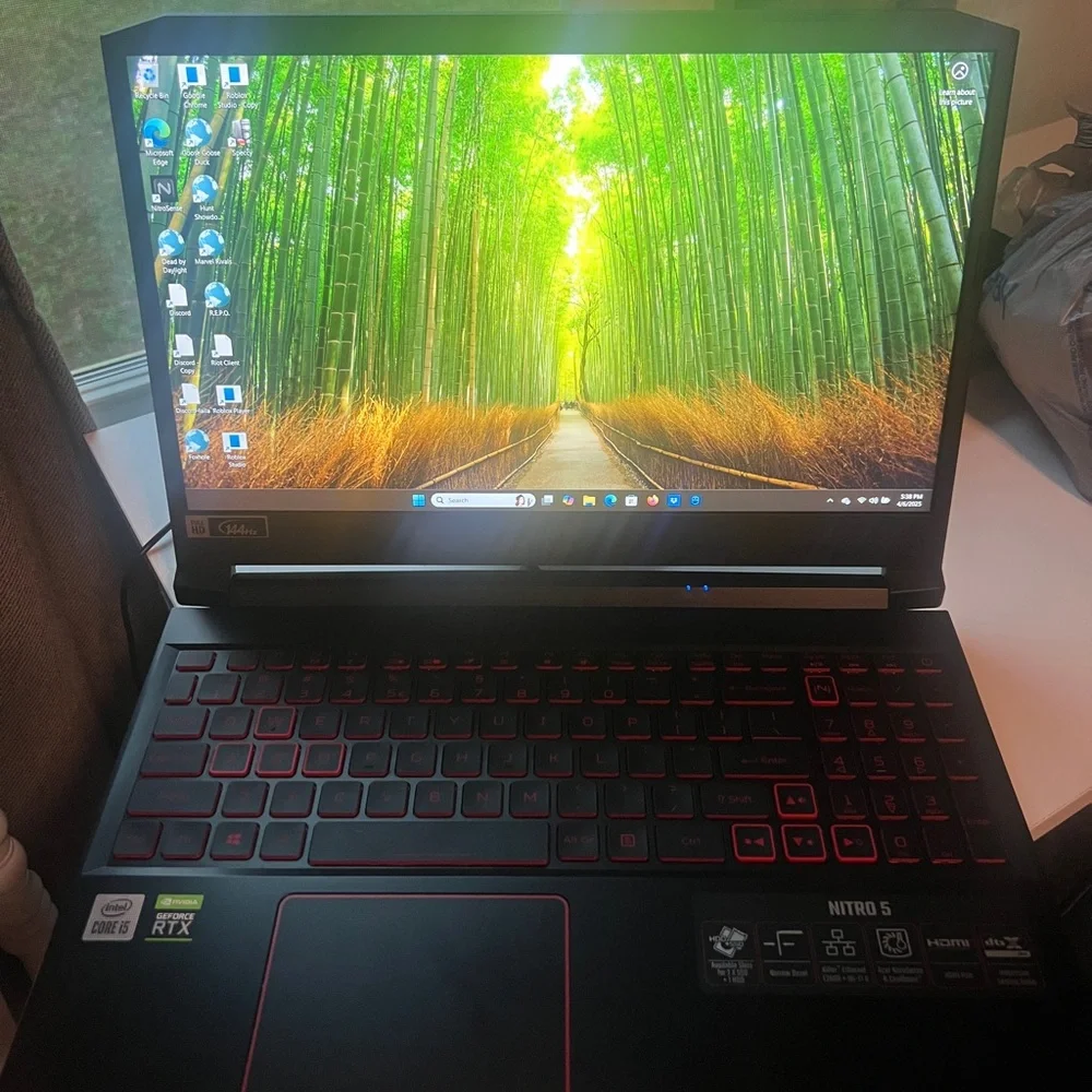Acer Nitro 5 with Red Accents